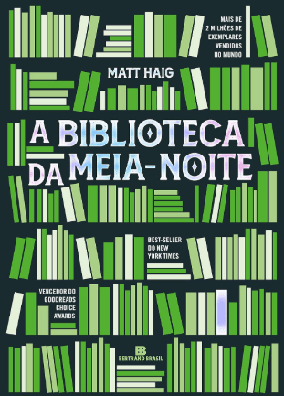 Capa do livro A biblioteca da Meia-noite
