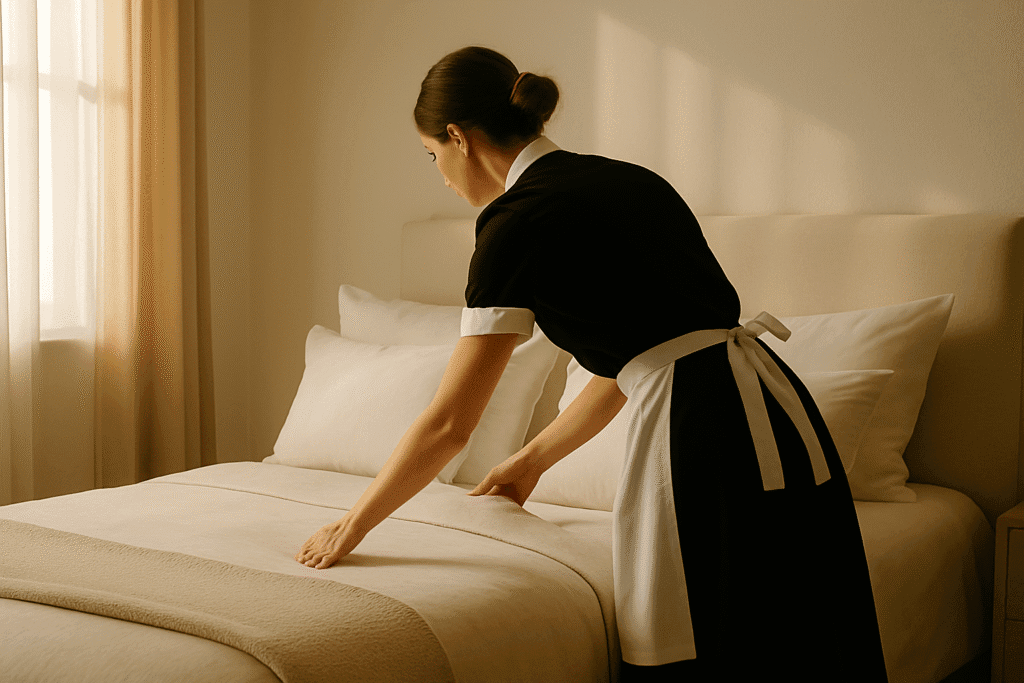 Representação de a empregada