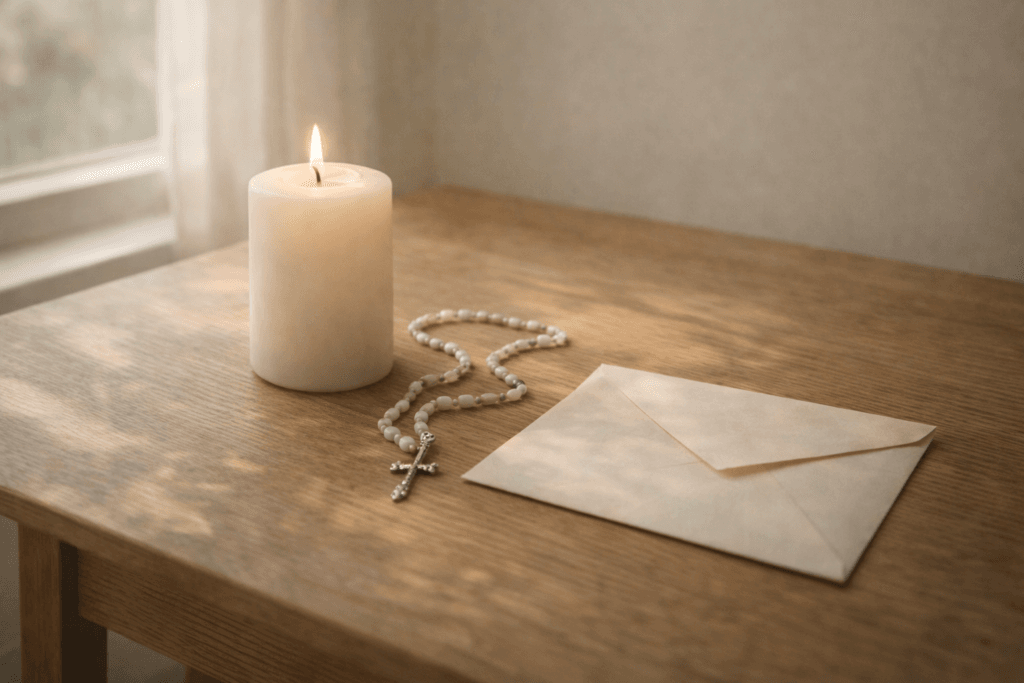 Representação de a cabeça do santo